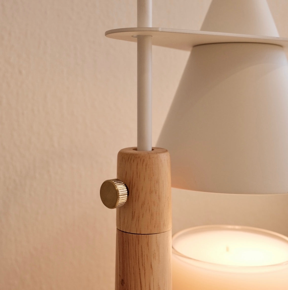 Adjustable Nordic Wooden Candle Warmer 北歐原木融蠟燈(可調升降款)