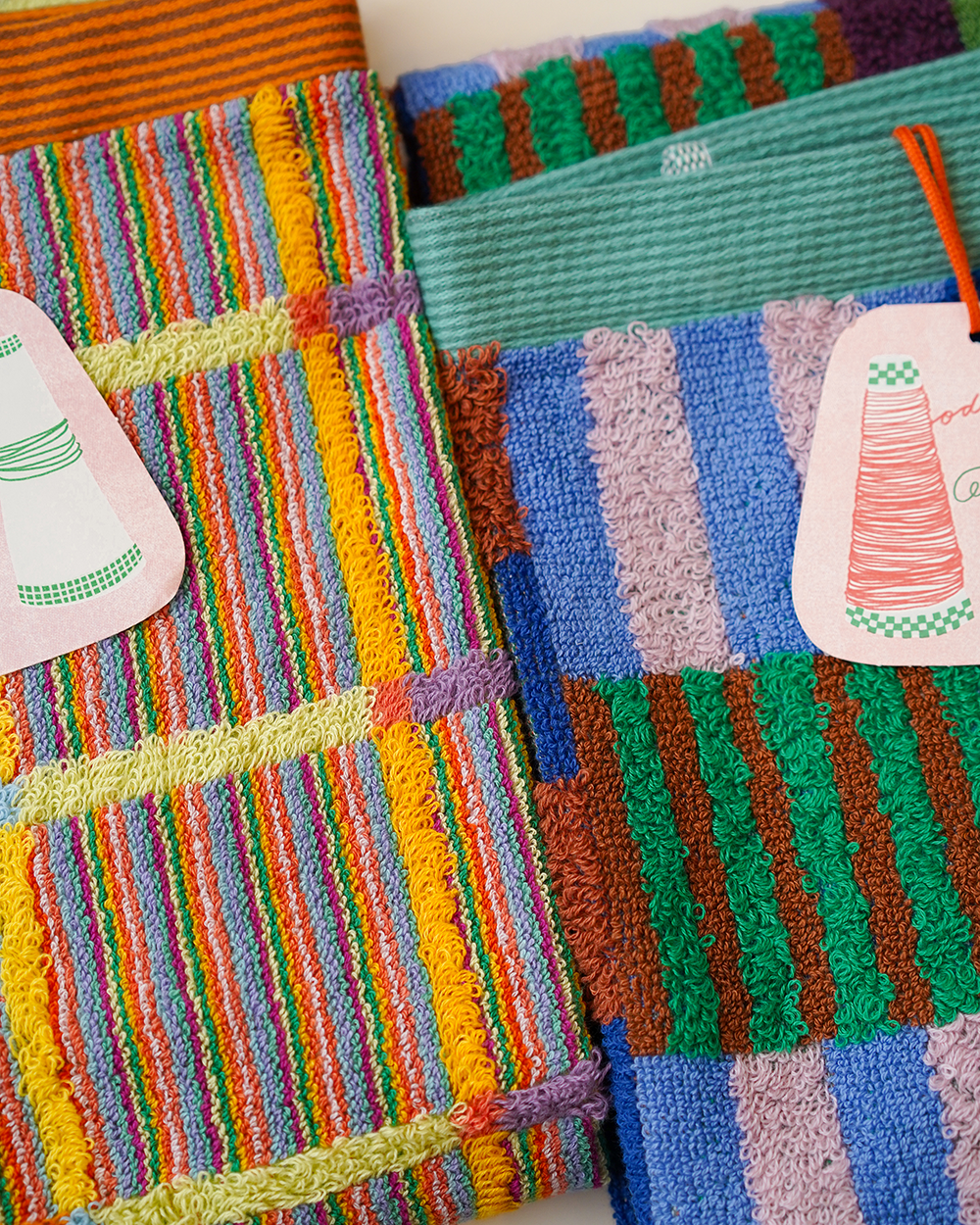 Foekje Fleur Odds & Ends Bath Mat 彩色純棉兩用浴巾浴墊