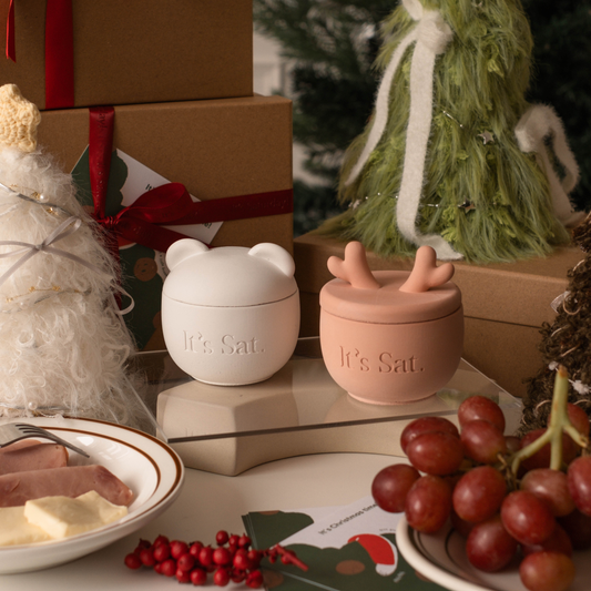 It's Saturday! 🎄聖誕限定鹿角款🦌花香木質調 - 暖冬聖誕紅水泥香氛蠟燭 Wooden Wick Candle \寵物友善 Pet-friendly/