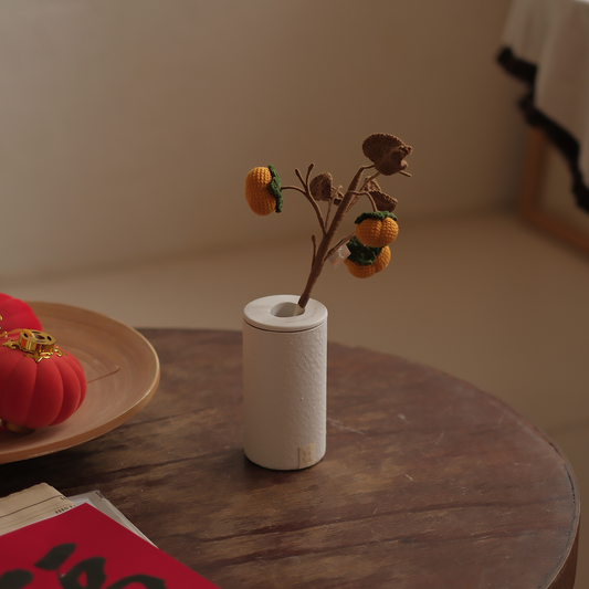 It's Saturday! 針織花擴香系列|✿ 新年限定柿柿如意|手作水泥香氛擴香瓶 Diffuser