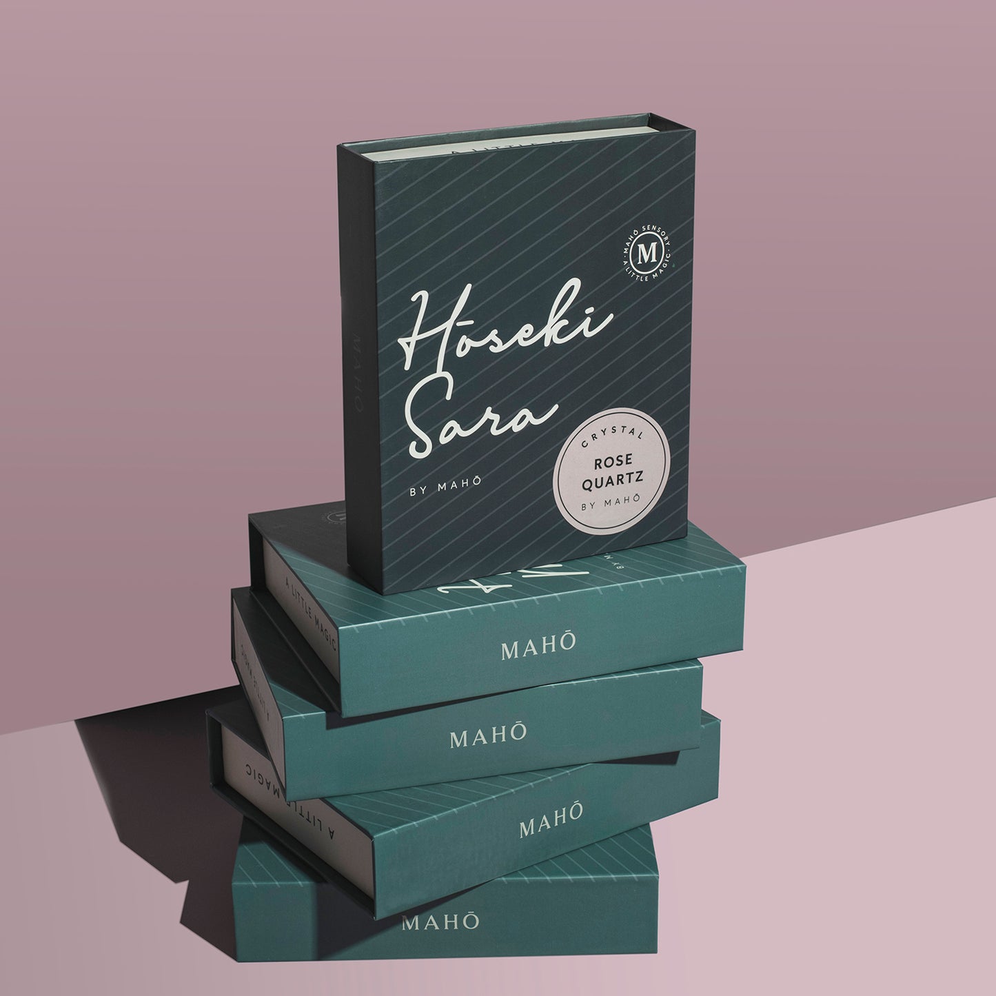 MAHŌ Sensory Hoseki Sara Rose Quartz Crystal 玫瑰粉水晶線香座