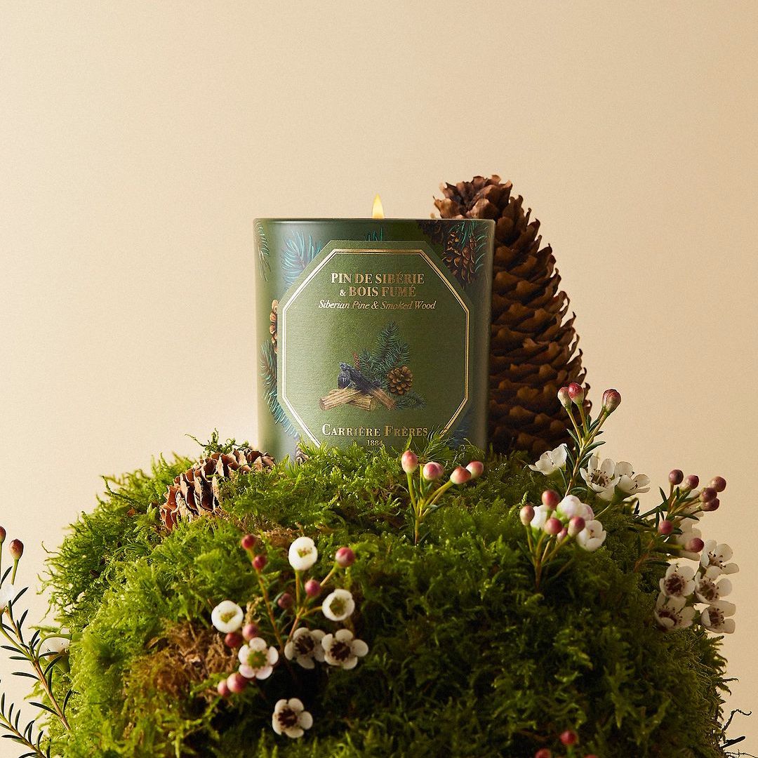 Carrière Frères Christmas Edition Siberian Pine & Smoked Wood Scented Candle|西伯利亞松柏與煙燻木