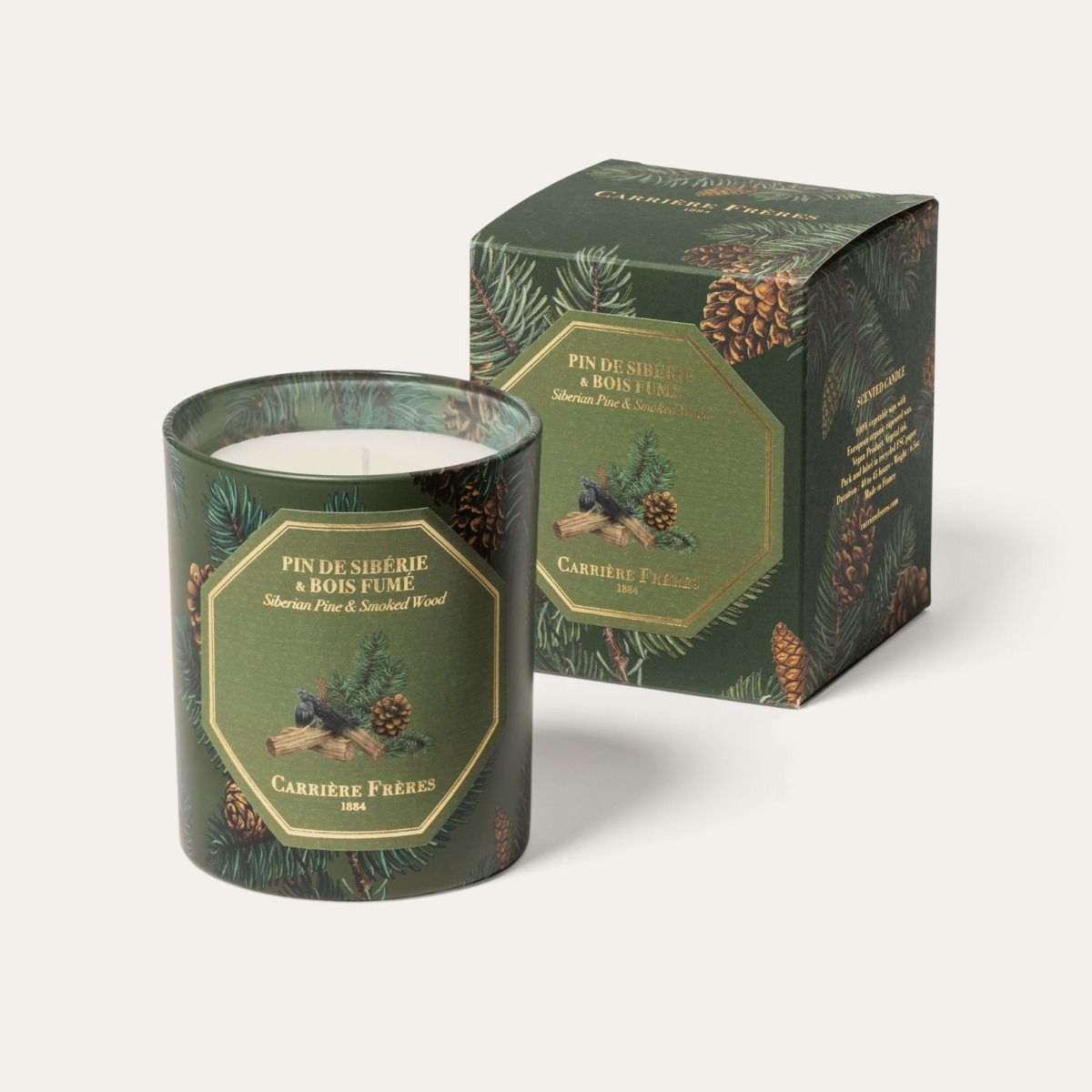 Carrière Frères Christmas Edition Siberian Pine & Smoked Wood Scented Candle|西伯利亞松柏與煙燻木