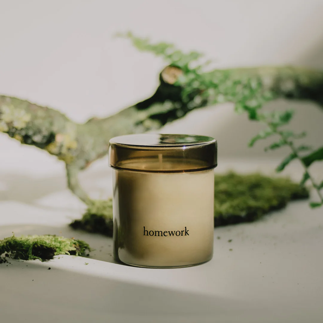 homework Wood Candle|木
