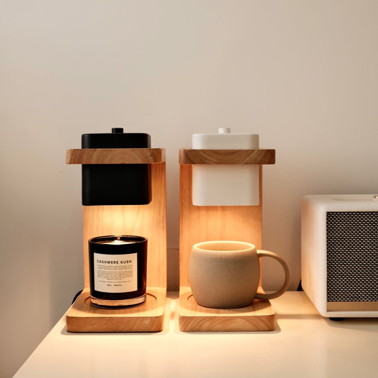 Coffee Wooden Candle Warmer 咖啡實木融蠟燈