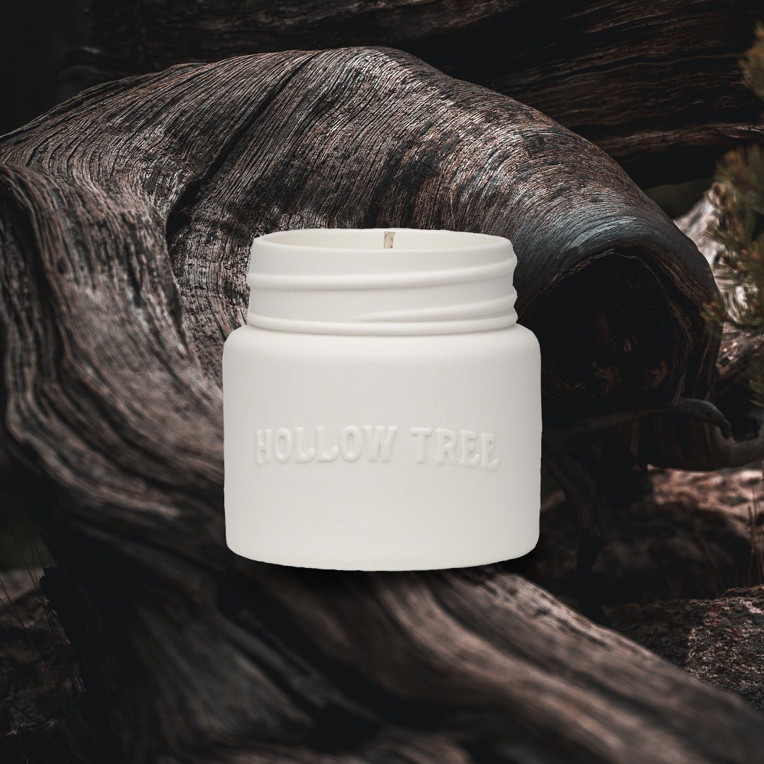 Hollow Tree Driftwood Candle 漂流木蠟燭|祕魯聖木 \寵物友善 Pet-friendly/
