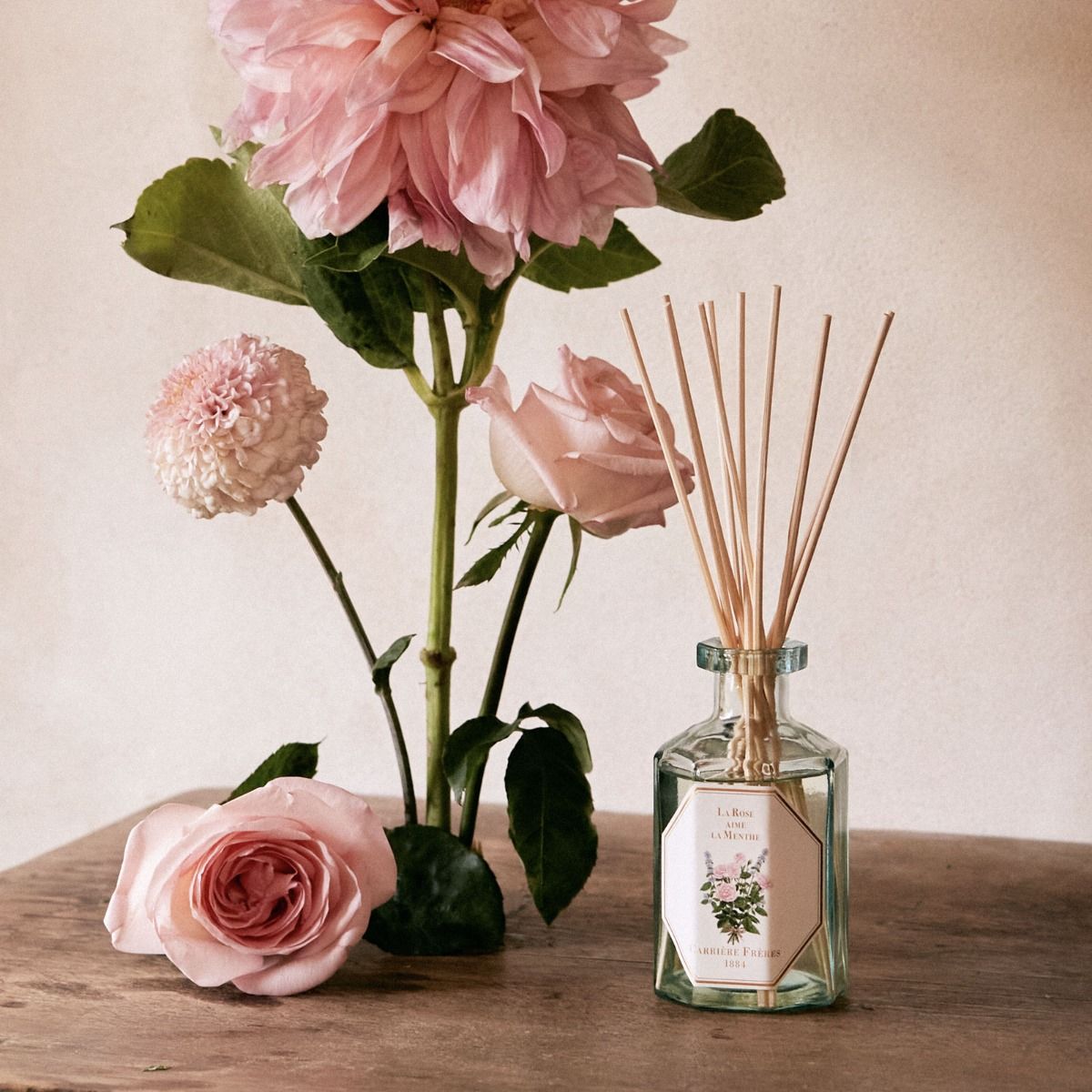 Carrière Frères La Rose Aime la Menthe Diffuser|玫瑰愛薄荷限量擴香瓶