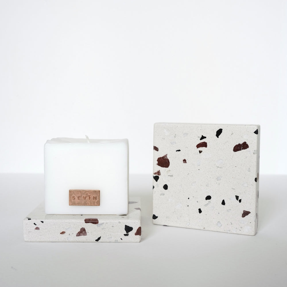 水磨石座 - Oat Milk Terrazzo
