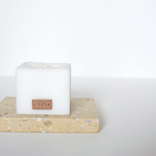 水磨石座 - Yellow Terrazzo