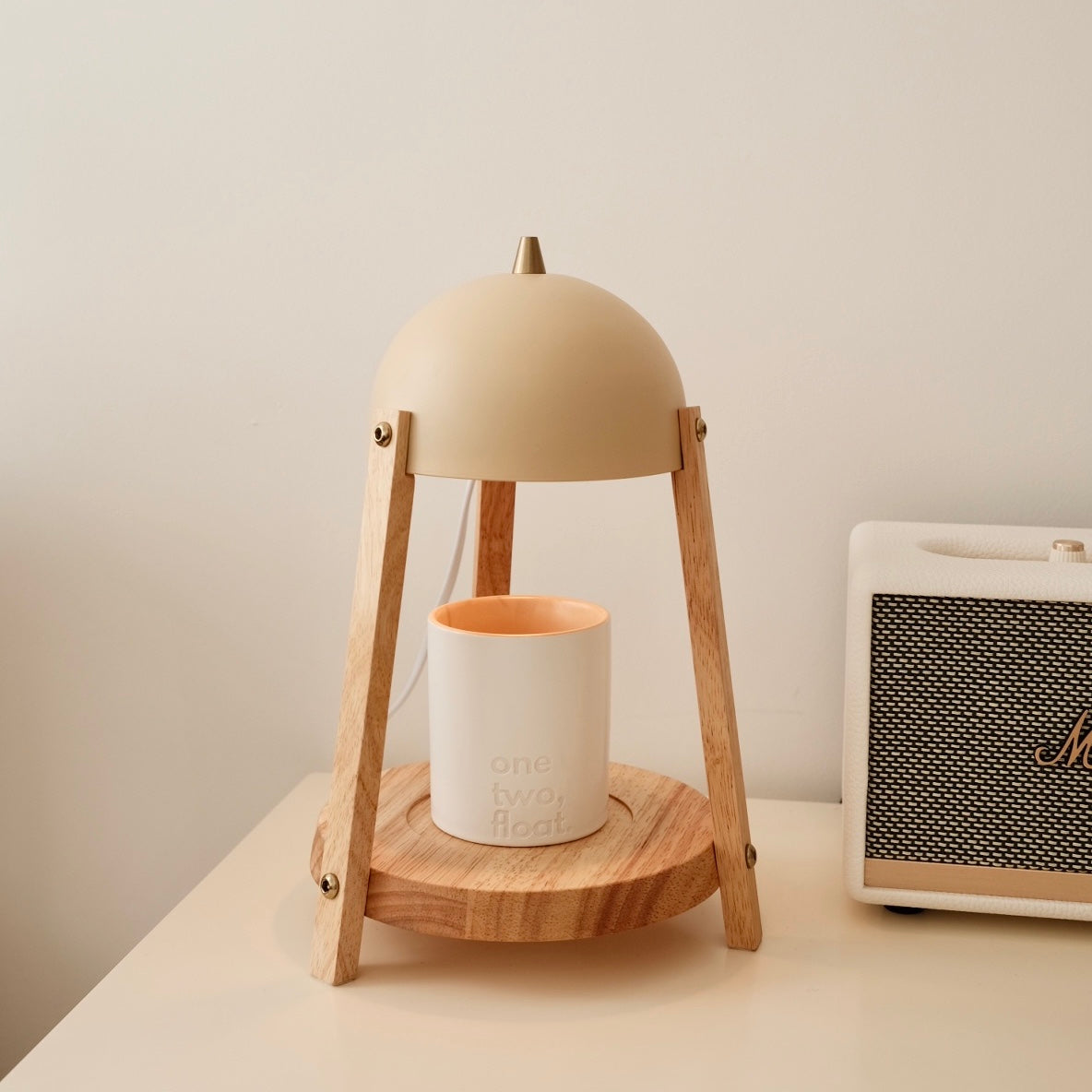 Tripod Wooden Candle Warmer 圓頂木架融蠟燈