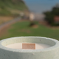 It's Saturday! No.017 湛藍樂園 - 天堂藍磨石款水泥香氛蠟燭 Wooden Wick Candle