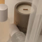 It's Saturday! No.027 Pillow Warm Cotton - 復古粉水泥香氛蠟燭 Wooden Wick Candle