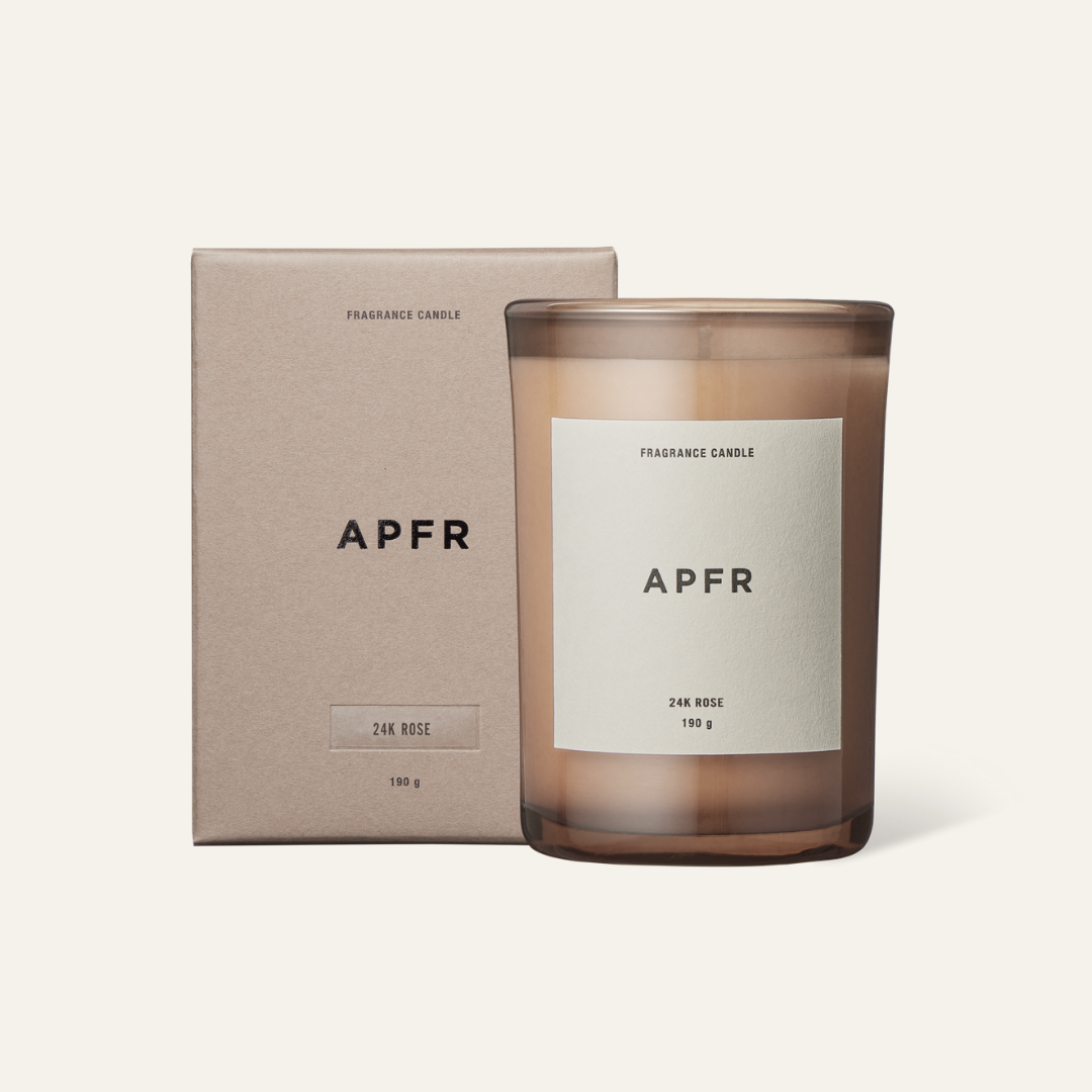 APFR 24K Rose Fragrance Candle｜玫瑰蠟燭