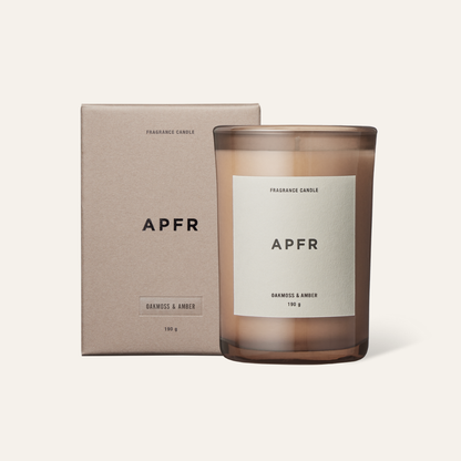 APFR Oakmoss & Amber Fragrance Candle｜琥珀橡苔蠟燭