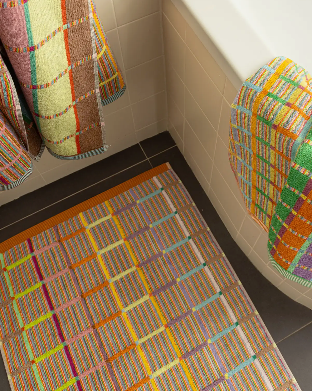 Foekje Fleur Odds & Ends Bath Mat 彩色純棉兩用浴巾浴墊