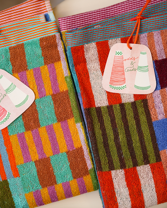 Foekje Fleur Odds & Ends Bath Towel 彩色純棉浴巾