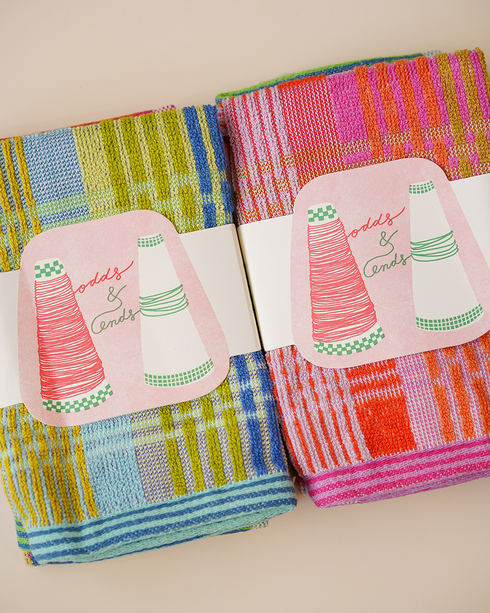 Foekje Fleur Odds & Ends Multi Cloth Duo 彩色純棉萬用毛巾（兩組入）