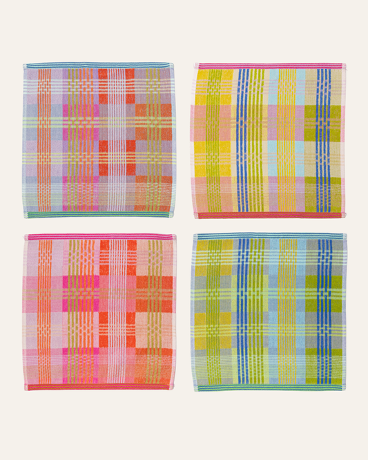 Foekje Fleur Odds & Ends Multi Cloth Duo 彩色純棉萬用毛巾（兩組入）