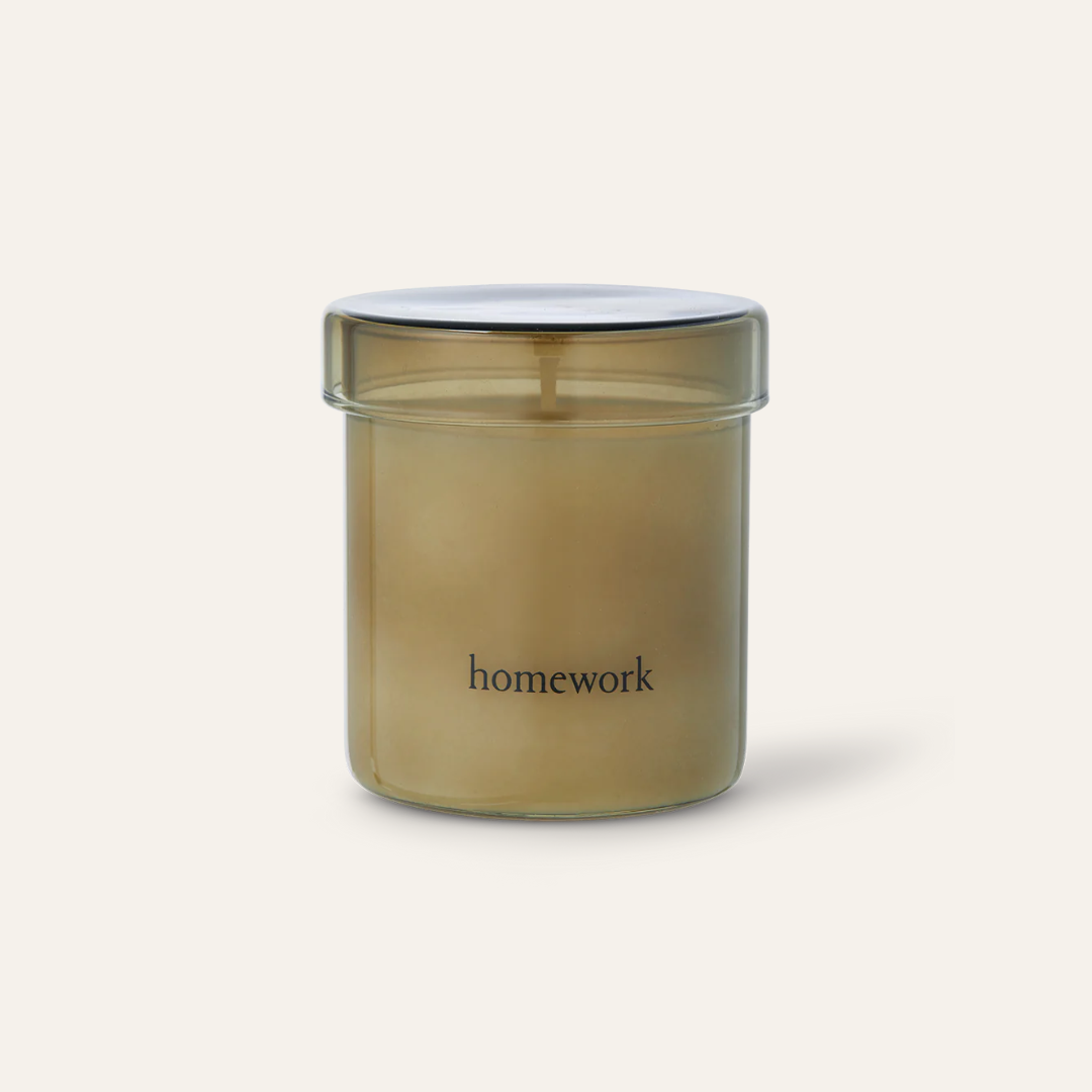 homework Wood Candle｜木