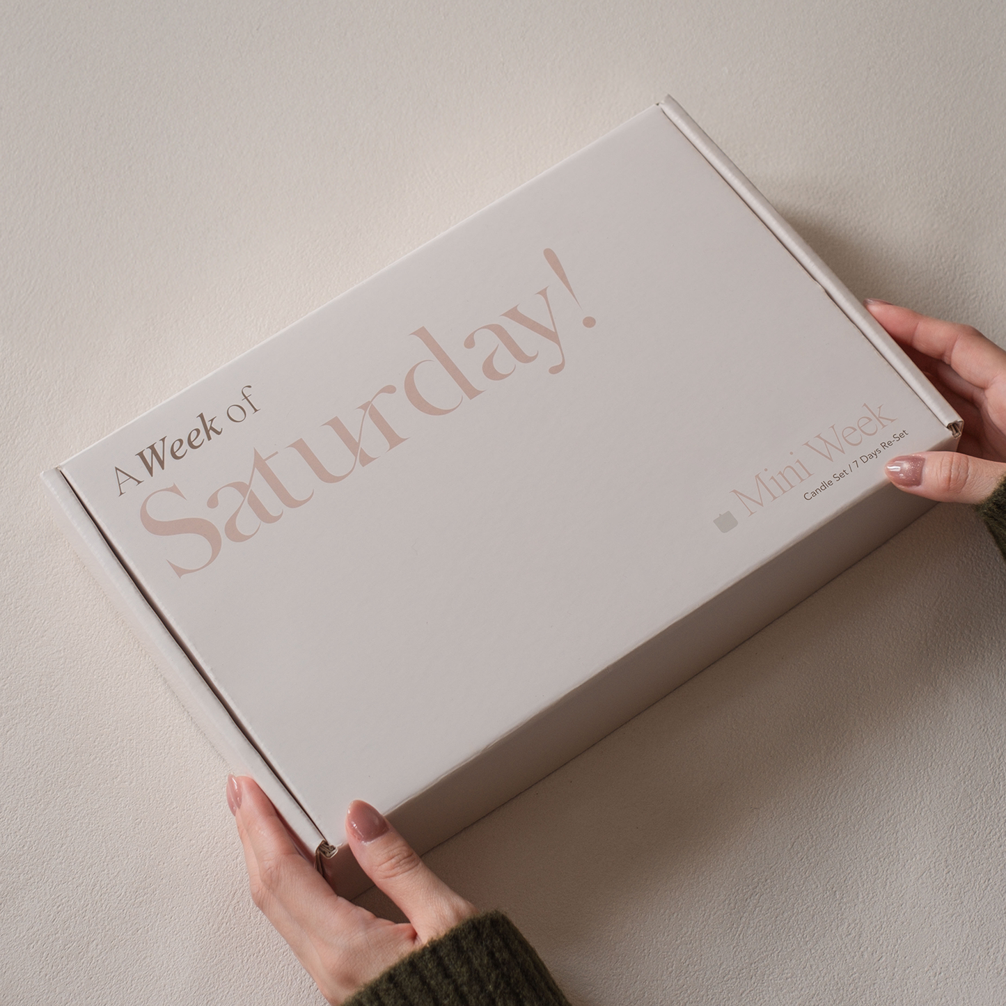 *PRE-ORDER* It's Saturday! Mini 水泥香氛蠟燭禮盒｜一週計畫 A Week of Saturdays