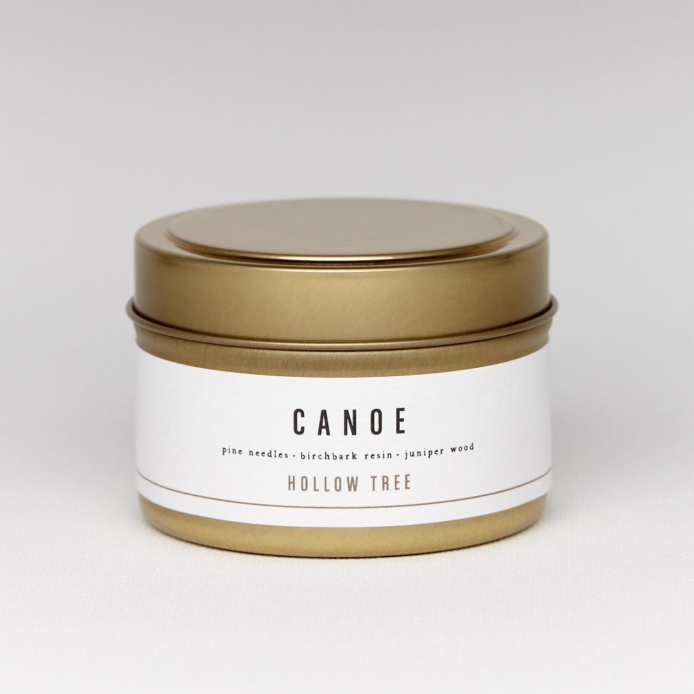 Hollow Tree Canoe Candle 獨木舟蠟燭｜松針 ＼寵物友善 Pet-friendly／