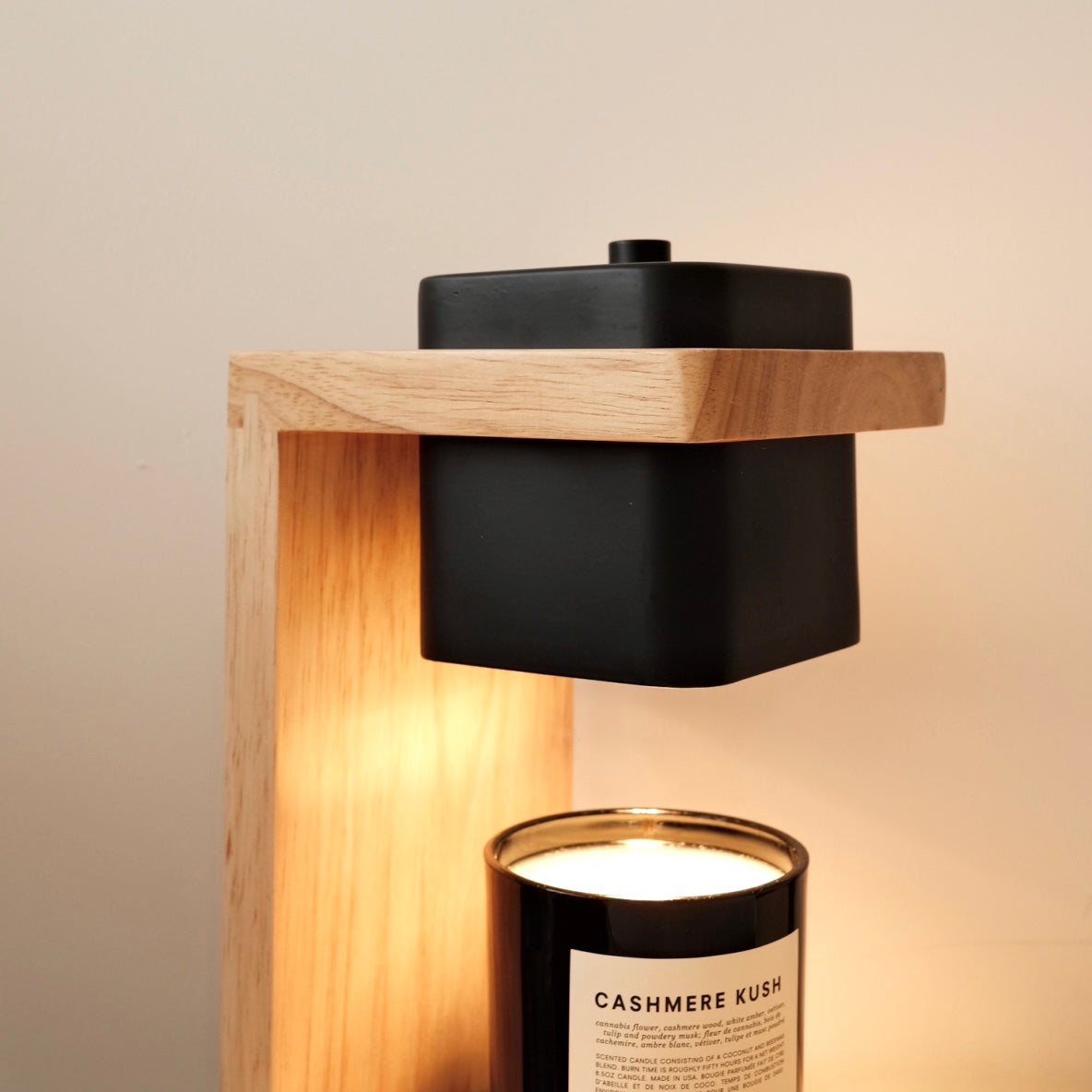 Coffee Wooden Candle Warmer 咖啡實木融蠟燈