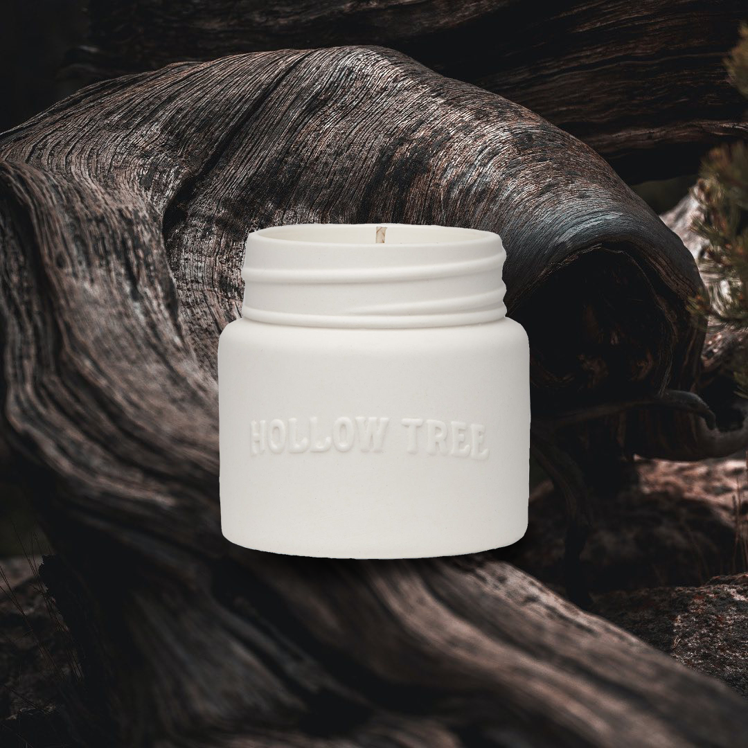 Hollow Tree Driftwood Candle 漂流木蠟燭｜祕魯聖木 ＼寵物友善 Pet-friendly／