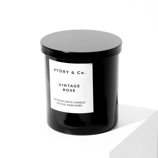 AYDRY & Co. Vintage Rose Wooden Wick Candle 古典玫瑰木芯蠟燭
